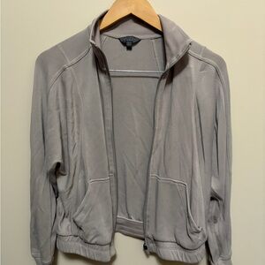 Danskin Light Gray Athletic Jacket